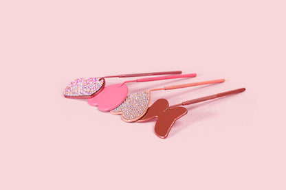 Lash Check Mirror – Rosa | Kontrollspiegel für Wimpernverlängerung