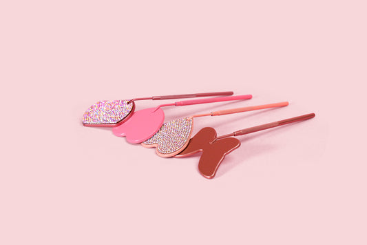 Lash Check Mirror – Rosa | Kontrollspiegel für Wimpernverlängerung