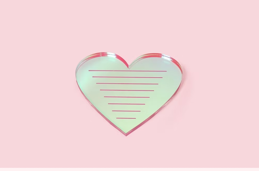 Heart Lash Palette – Wimpernstreifen-Halter | Regenbogenschimmer