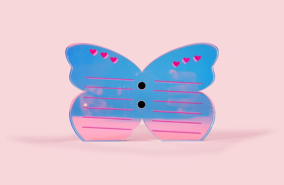 Butterfly Lash Palette – Magnet | Wimpernstreifen Halter Rainbow